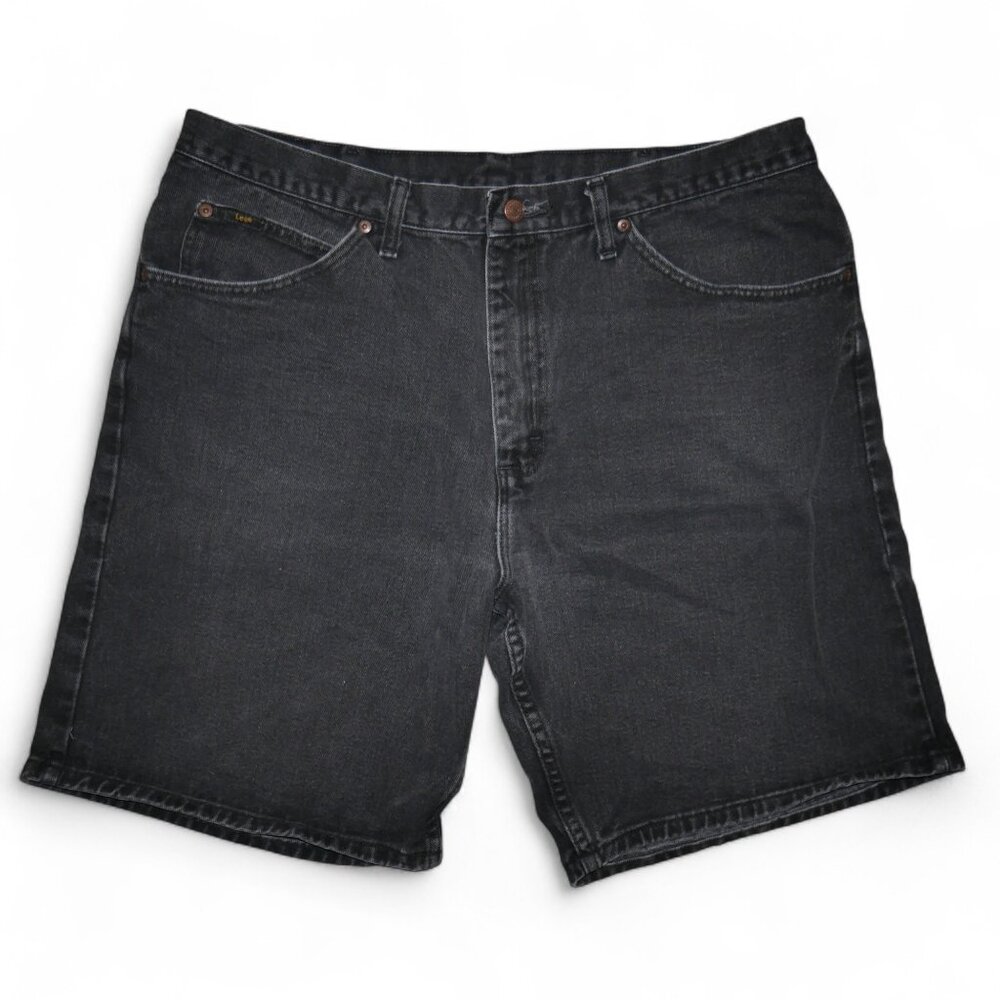 Vintage LEE Men’s Jean Shorts Tag Size 40 Actual 38 Denim Jorts Loose Fit Baggy